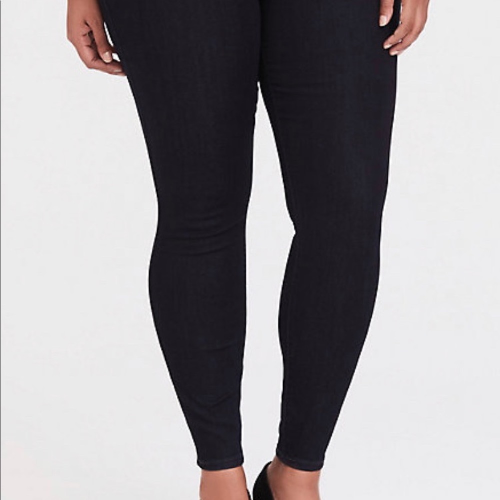 Torrid size 18R dark wash denim jeggings
